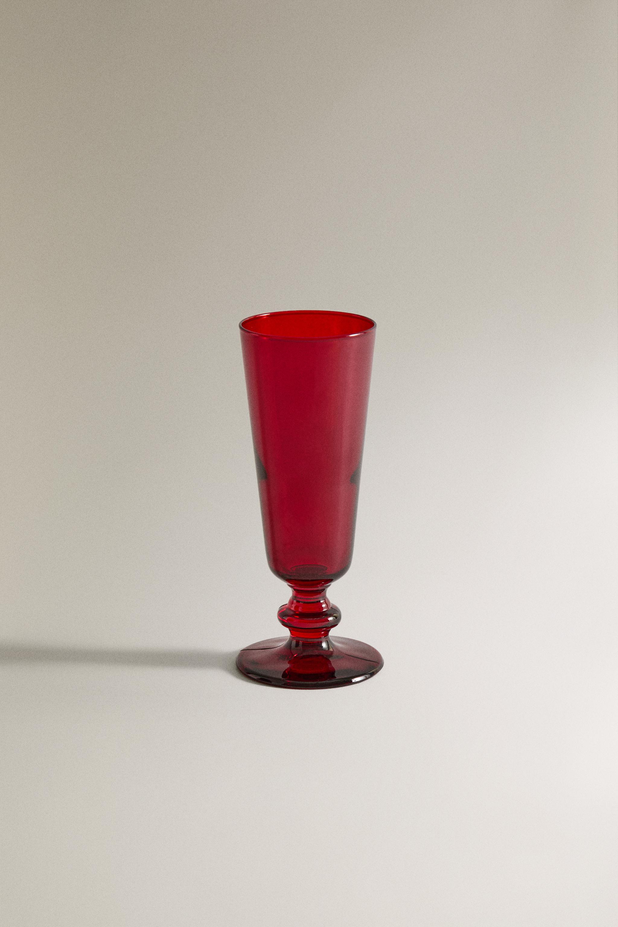 CHRISTMAS FLUTE GLASS